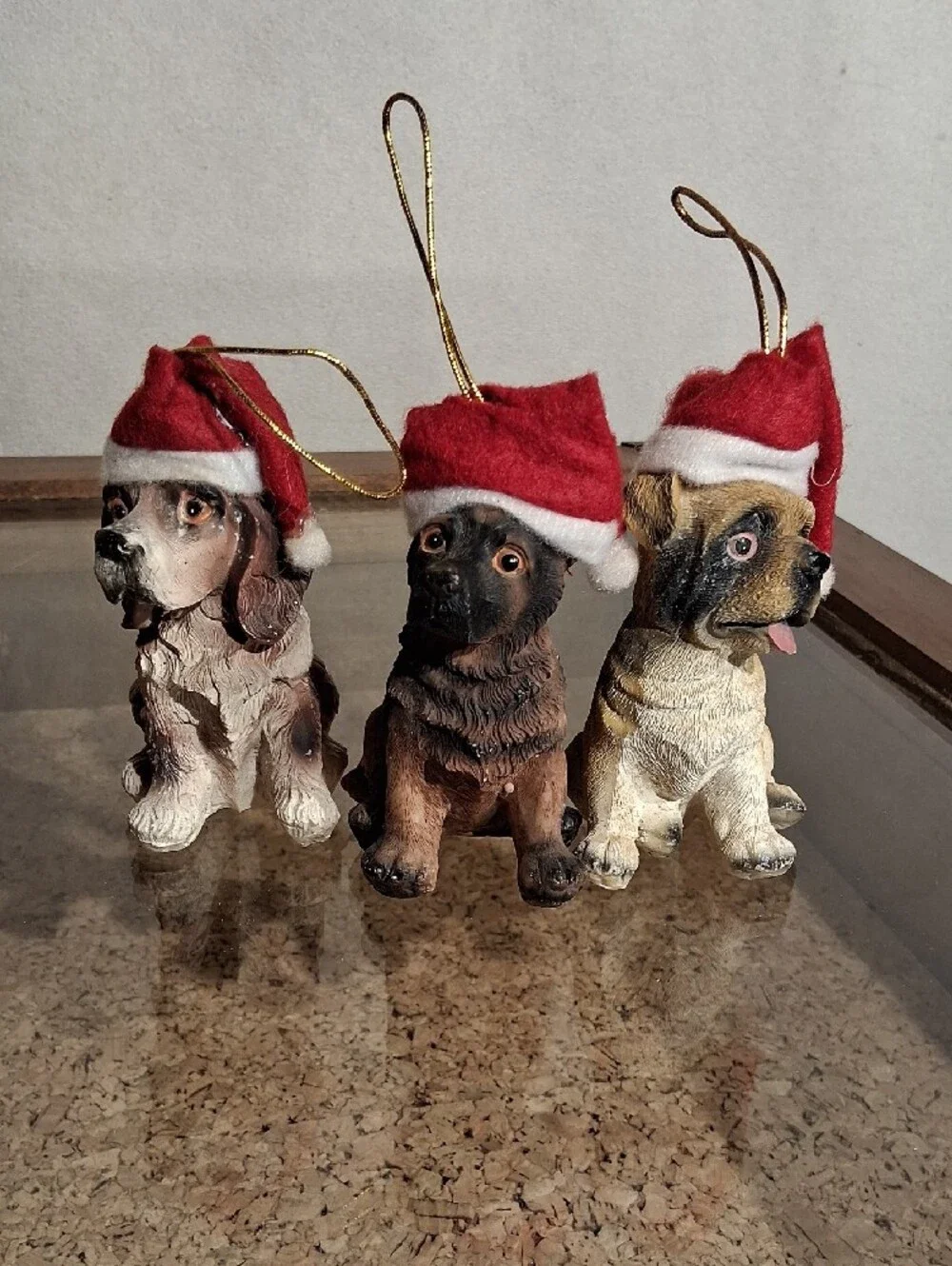 Christmas Dog Ornaments /Tree Toppers All 6 For $25